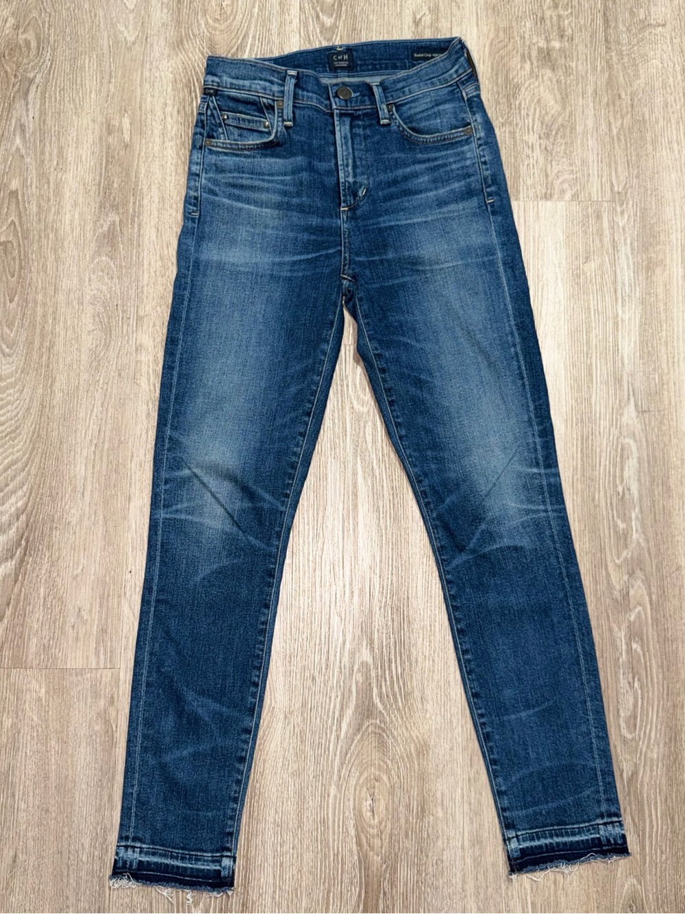 Citizens Of Humanity High-Rise Skinny Jeans in Medium Blue